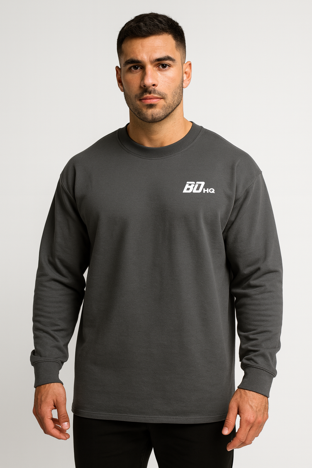 BDHQ: Sweatshirt (270GSM) – Heavyweight Cotton, Drop Shoulder