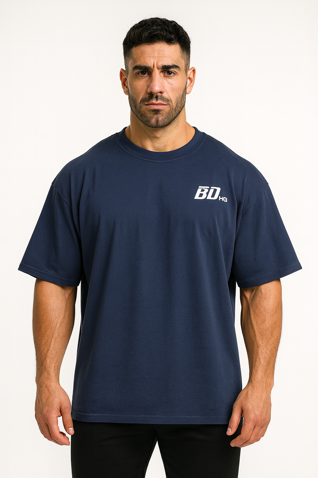 BDHQ: Oversized T-Shirt (190GSM) – Lightweight, Loose Drop Shoulder