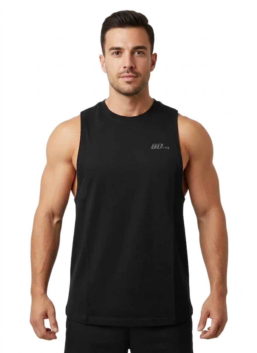 BDHQ: Sleeveless Tank (180GSM) – Lightweight Training Essential