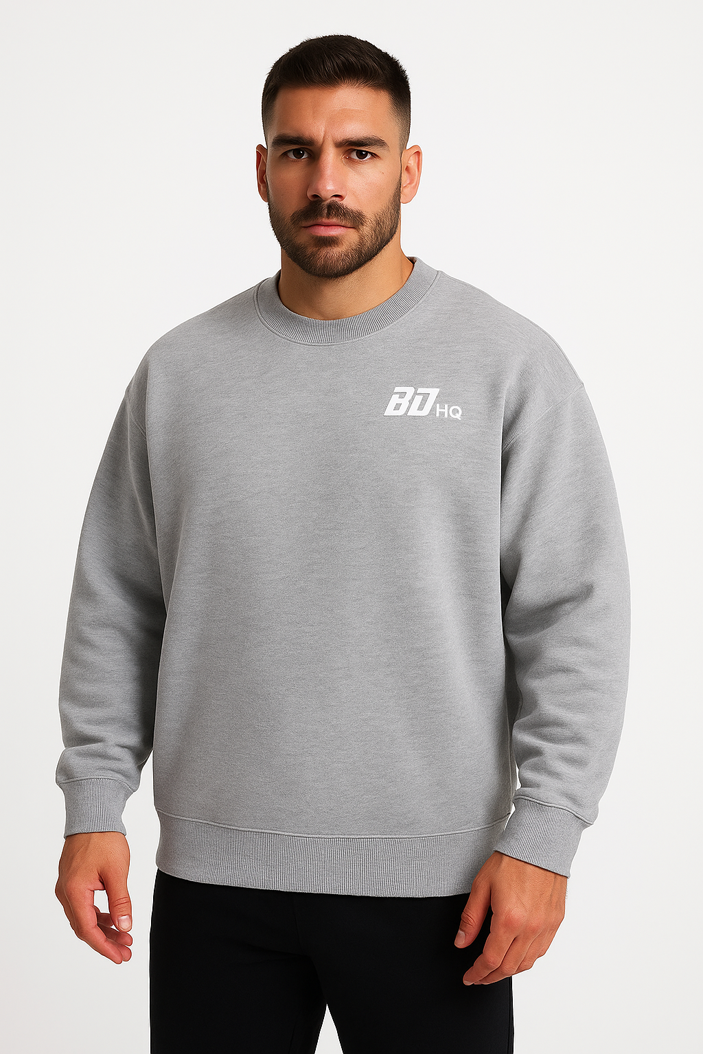 BDHQ: Sweatshirt (400GSM) – Heavy Cotton, Cold Weather Classic - Men's Gym Clothes AU 