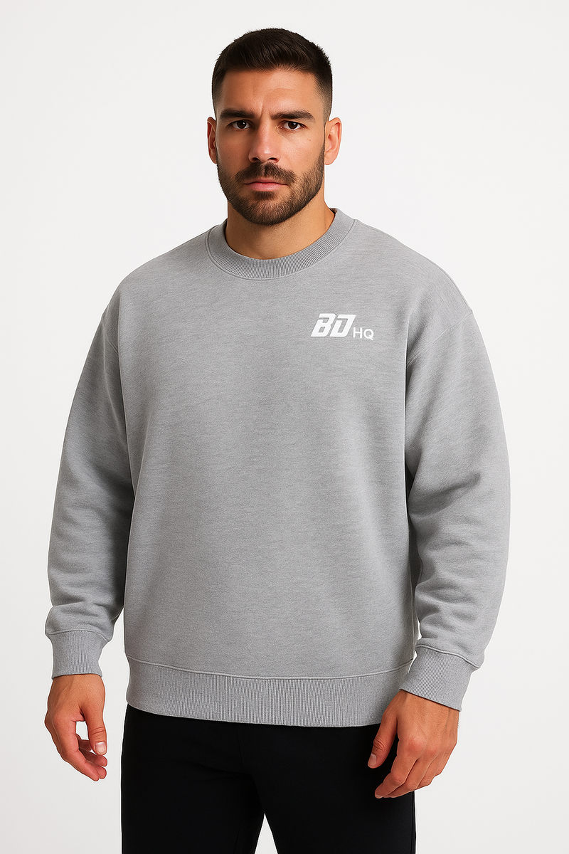 BDHQ: Sweatshirt (400GSM) – Heavy Cotton, Cold Weather Classic - Men's Gym Clothes AU 