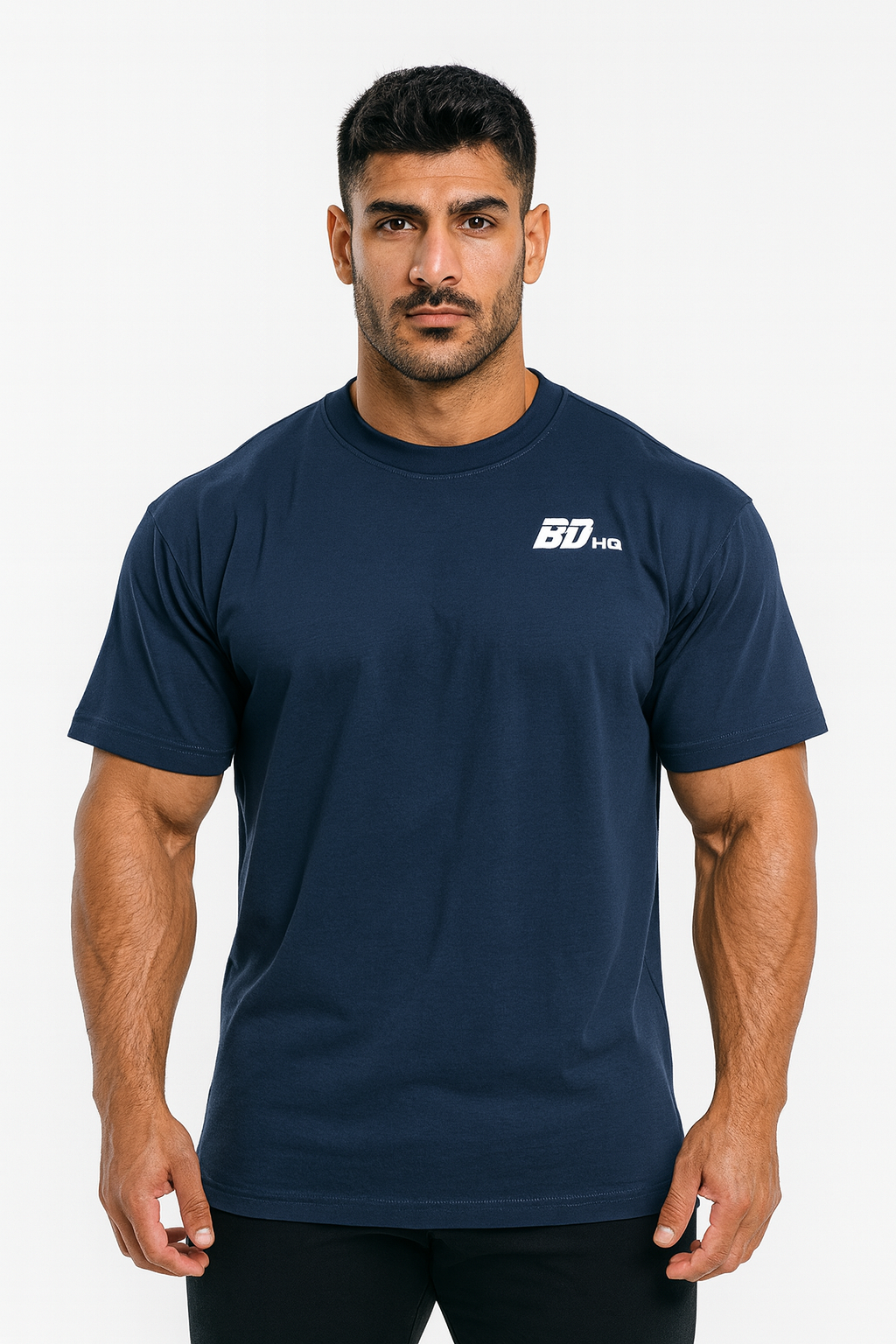 BDHQ: Training T-Shirt (240GSM) – Breathable Cooling Cotton, Drop Shoulder Fit
