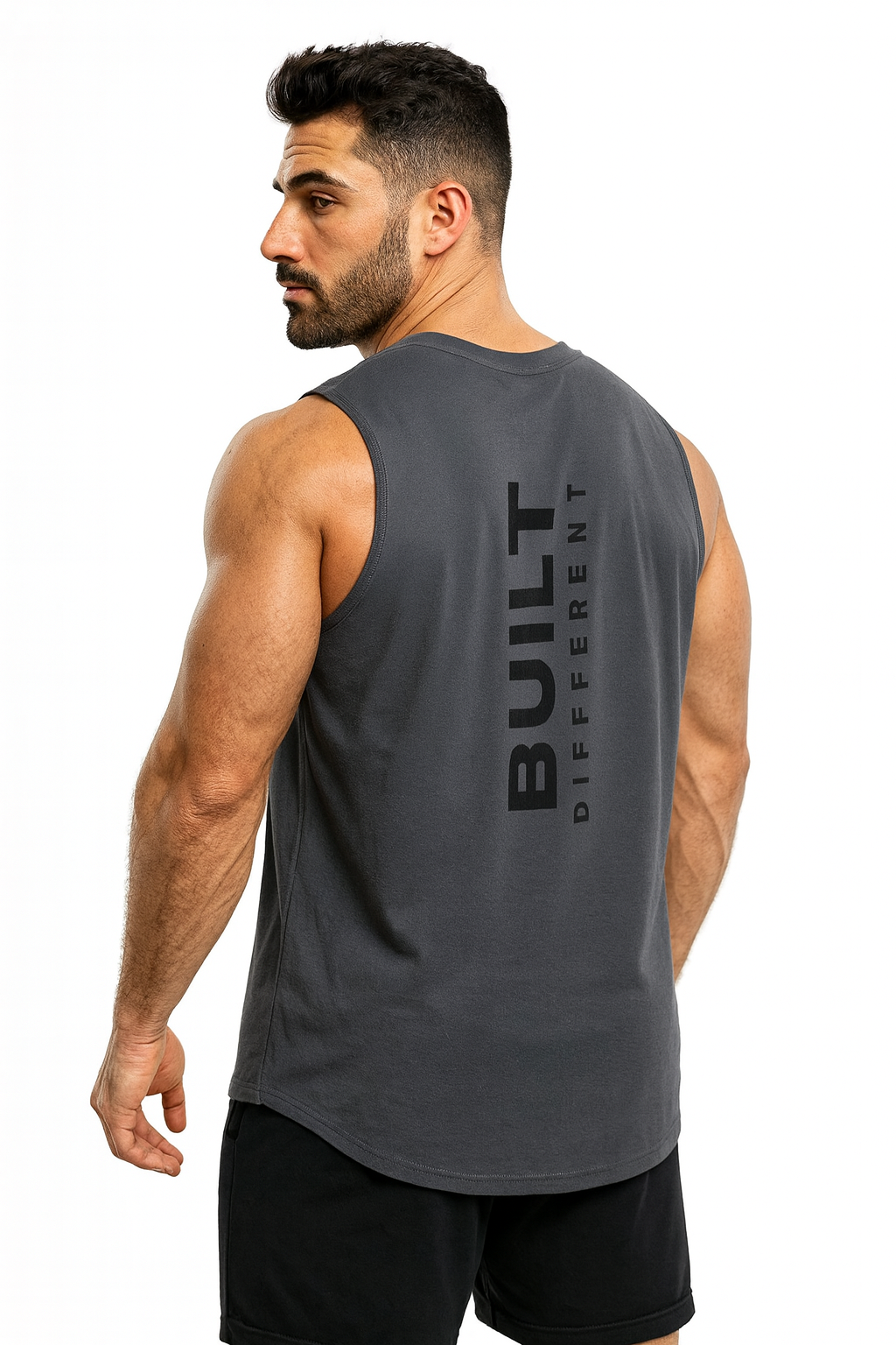 BDHQ: Training Tank (230GSM) – Breathable Cotton, Sleeveless Fit