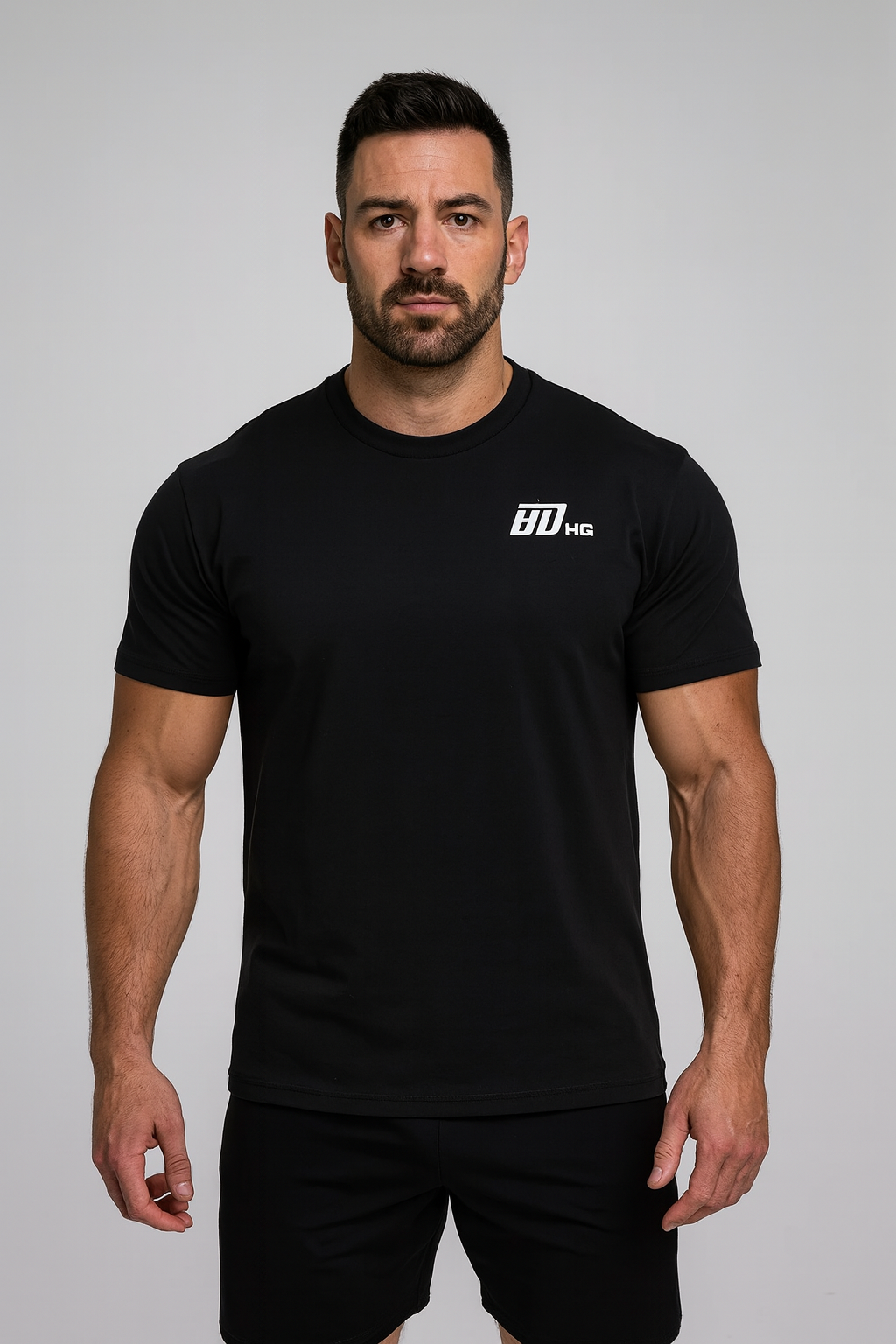 BDHQ: T-Shirt (180GSM) – Classic Crew Neck, Lightweight Cotton Stretch
