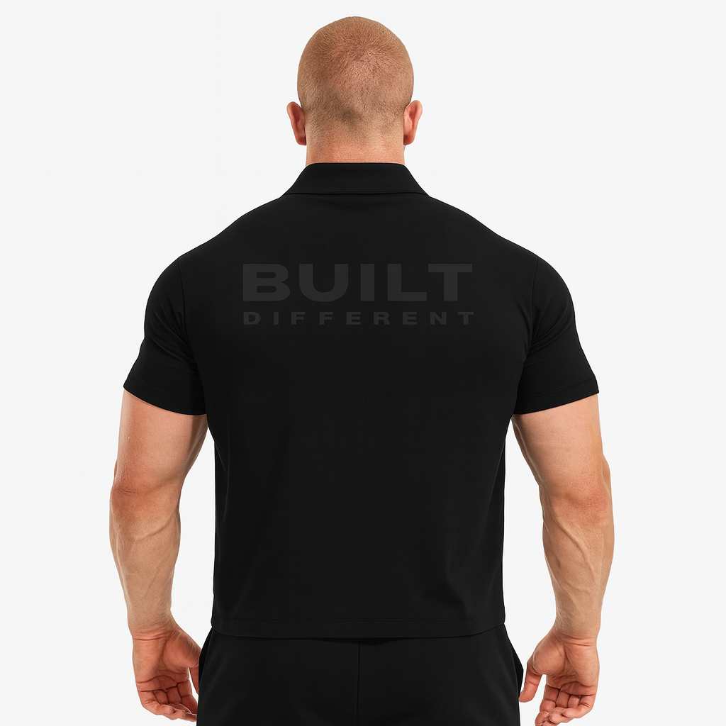BDHQ: Training Polo (250GSM) – Breathable Stretch, Drop Shoulder