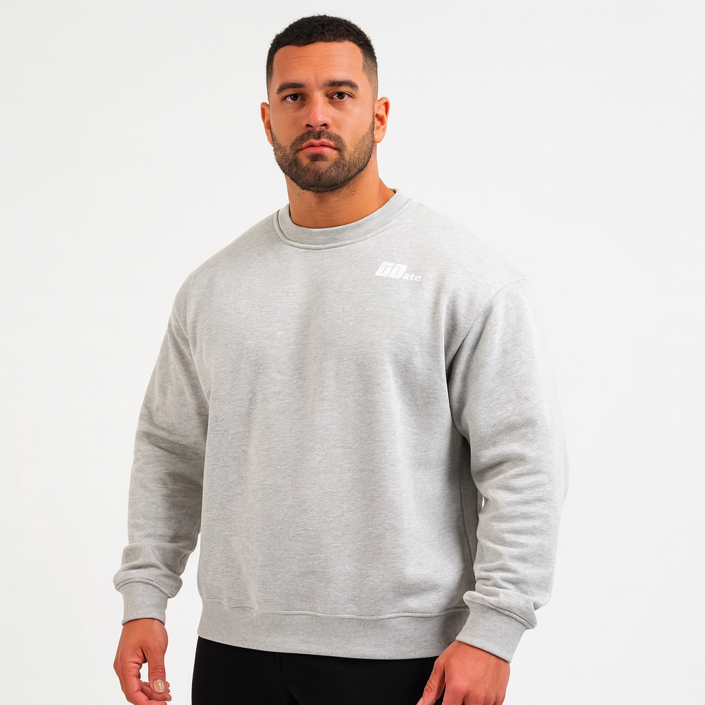 BDHQ: Training Sweatshirt (350GSM) – Thick Winter Layer, Loose Fit