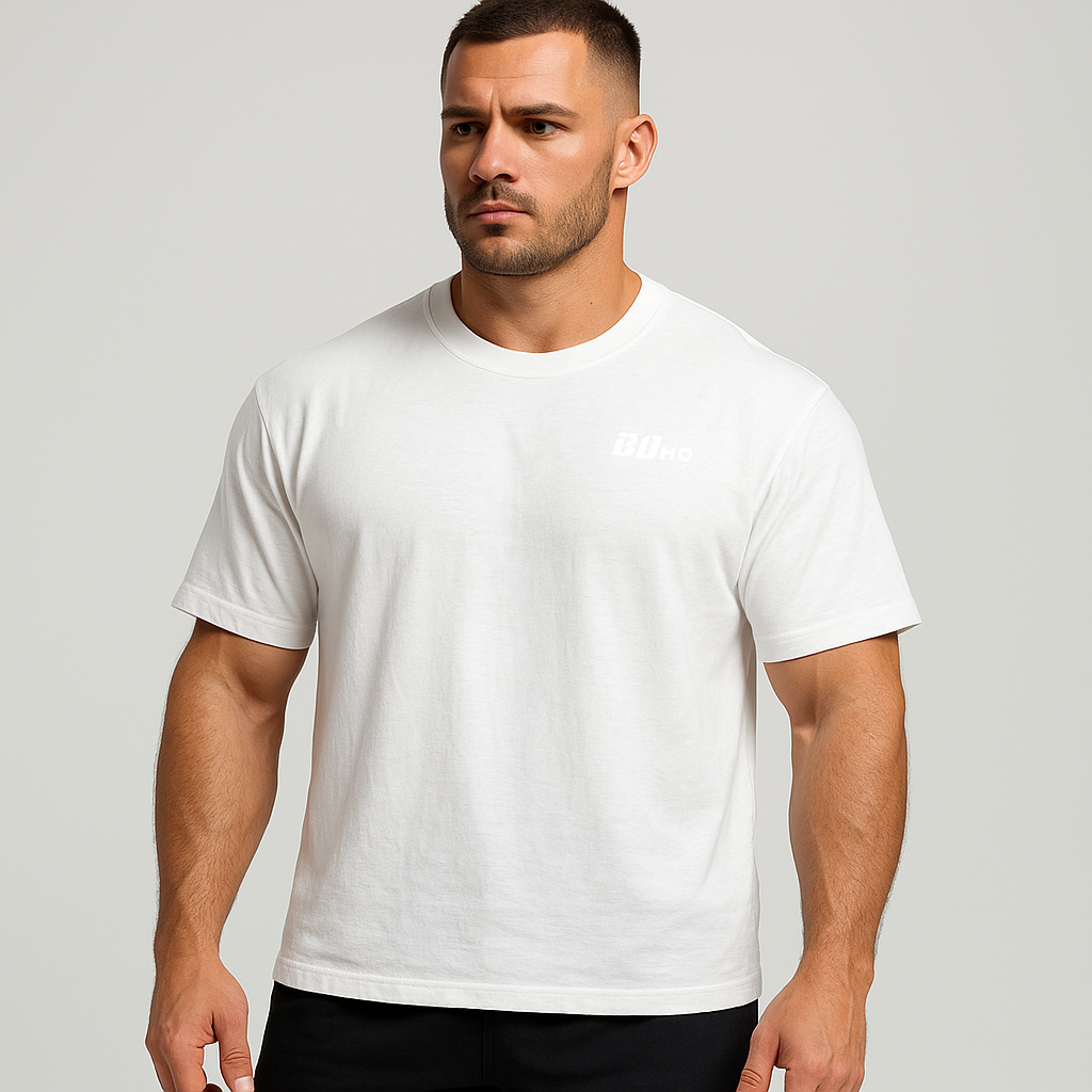 BDHQ: Training T-Shirt (190GSM) – Drop Shoulder, Lightweight Loose