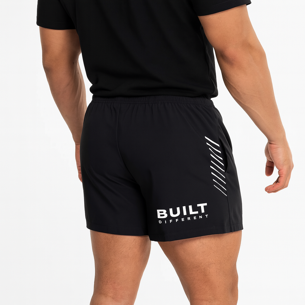 BDHQ: Training Shorts (170GSM) – Quick-Dry Stretch, Athletic Fit