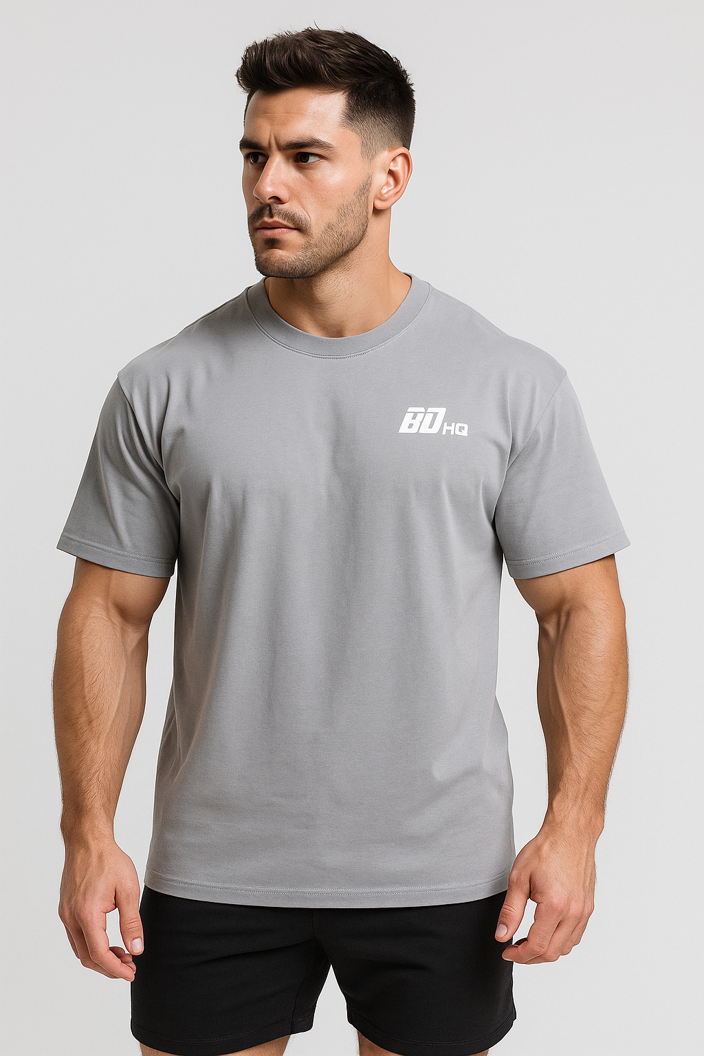 BDHQ: Oversized T-Shirt (190GSM) – Lightweight, Loose Drop Shoulder