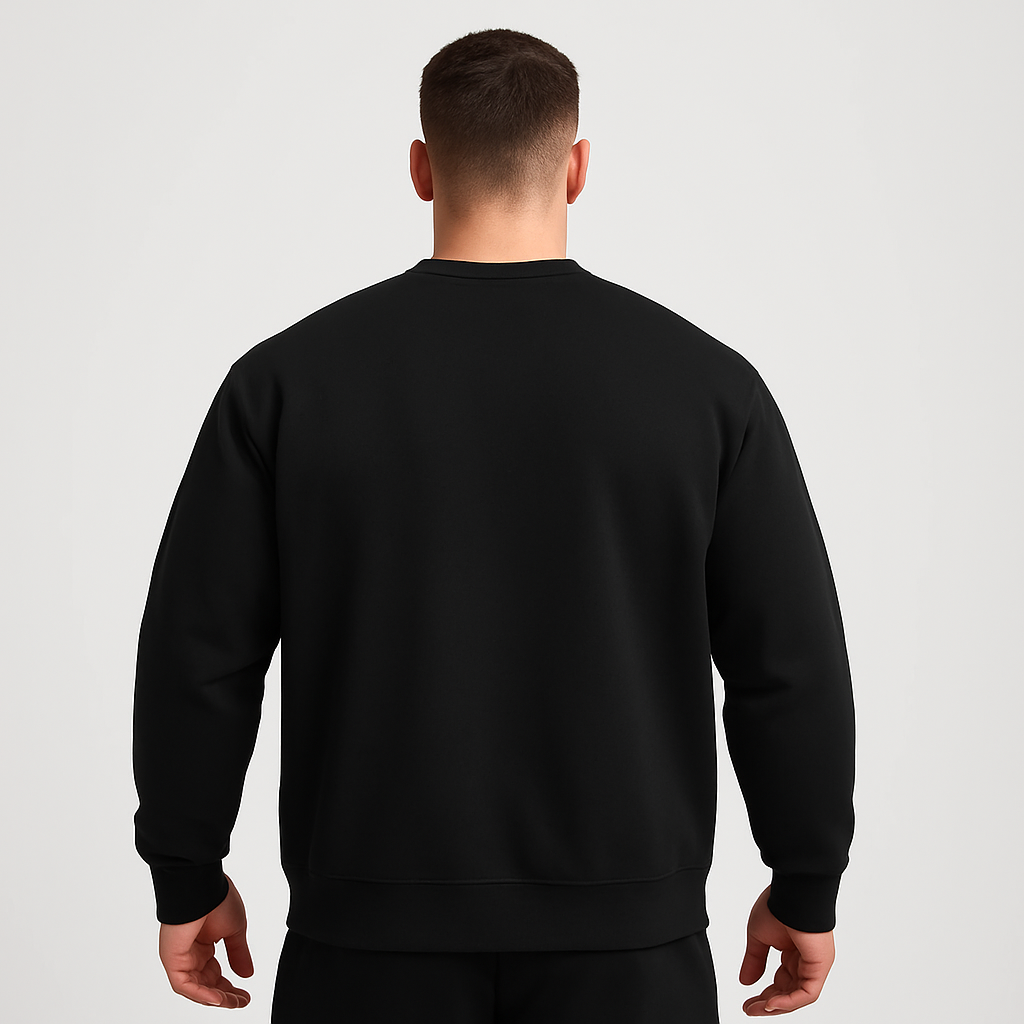 BDHQ: Oversized Sweatshirt (380GSM) – Contrast Sleeve, Drop Shoulder