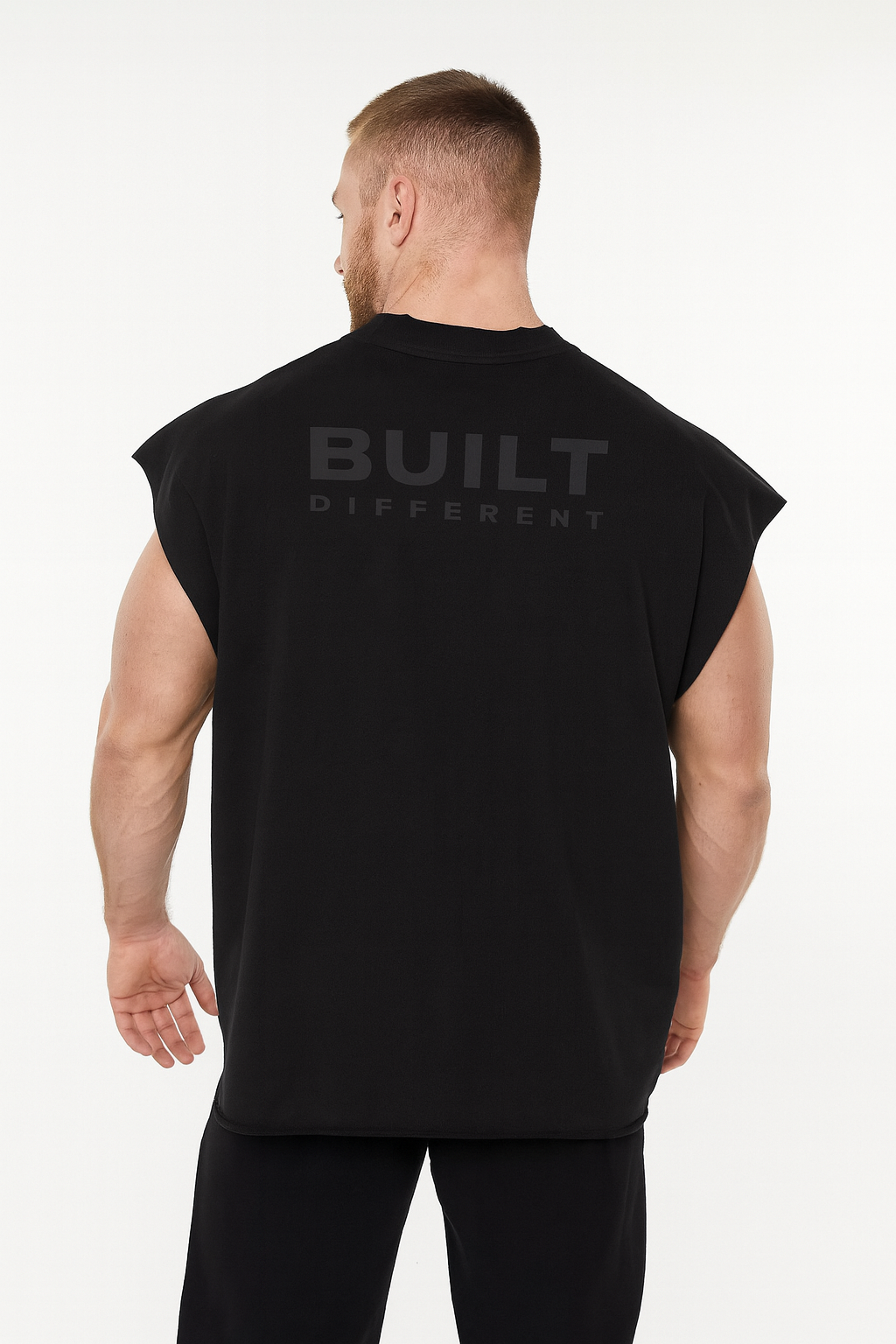 BDHQ: Sleeveless T-Shirt (280GSM) – Heavyweight Cotton, Loose Boxy
