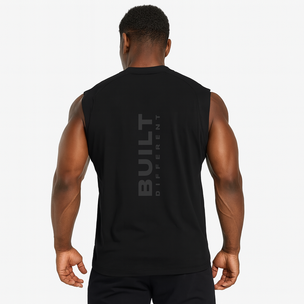 BDHQ: Performance Tank (240GSM) – Breathable Cotton, Cooling Tech